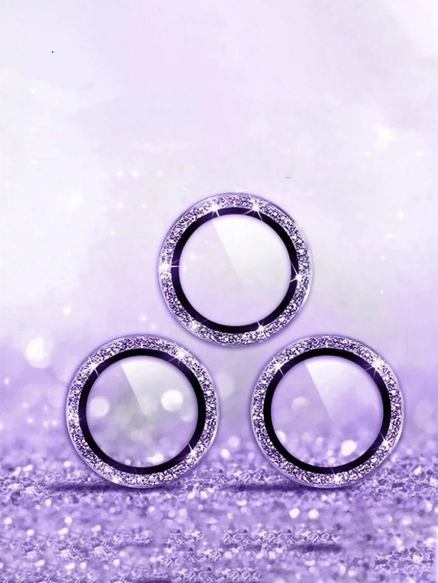 Película protectora para lente de cámara compatible con iPhone 14 Pro Max, versión actualizada con polvo brillante transparente. Compatible también con lentes de iPhone 14/12/11/13 Pro Max. Accesorio para teléfono, protector de lente, regalo para cumpleaños, familia y amigos, cristal brillante.