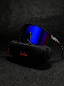 Matt Black Frame True Ice Blue Coated Lenses