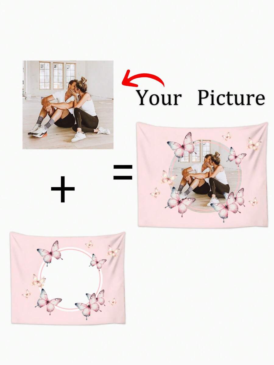 1pc Personalized Decorative Tapestry, Bedroom/Living Room/Office Wall Hanging Customized, Home Decoration, Wedding Party Decoration Custom Wall Tapestry, Flag For Room, Room Decor, Tapestry, Wall Art, Custom Tapestry, Custom Flags, Flags For Room, Tapestri