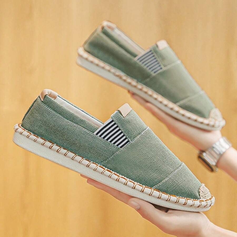 Men's Casual Sport Fisherman Shoes, Breathable Fabric With Embroidery & Braid Design, Perfect For Summer Holiday Fishing
