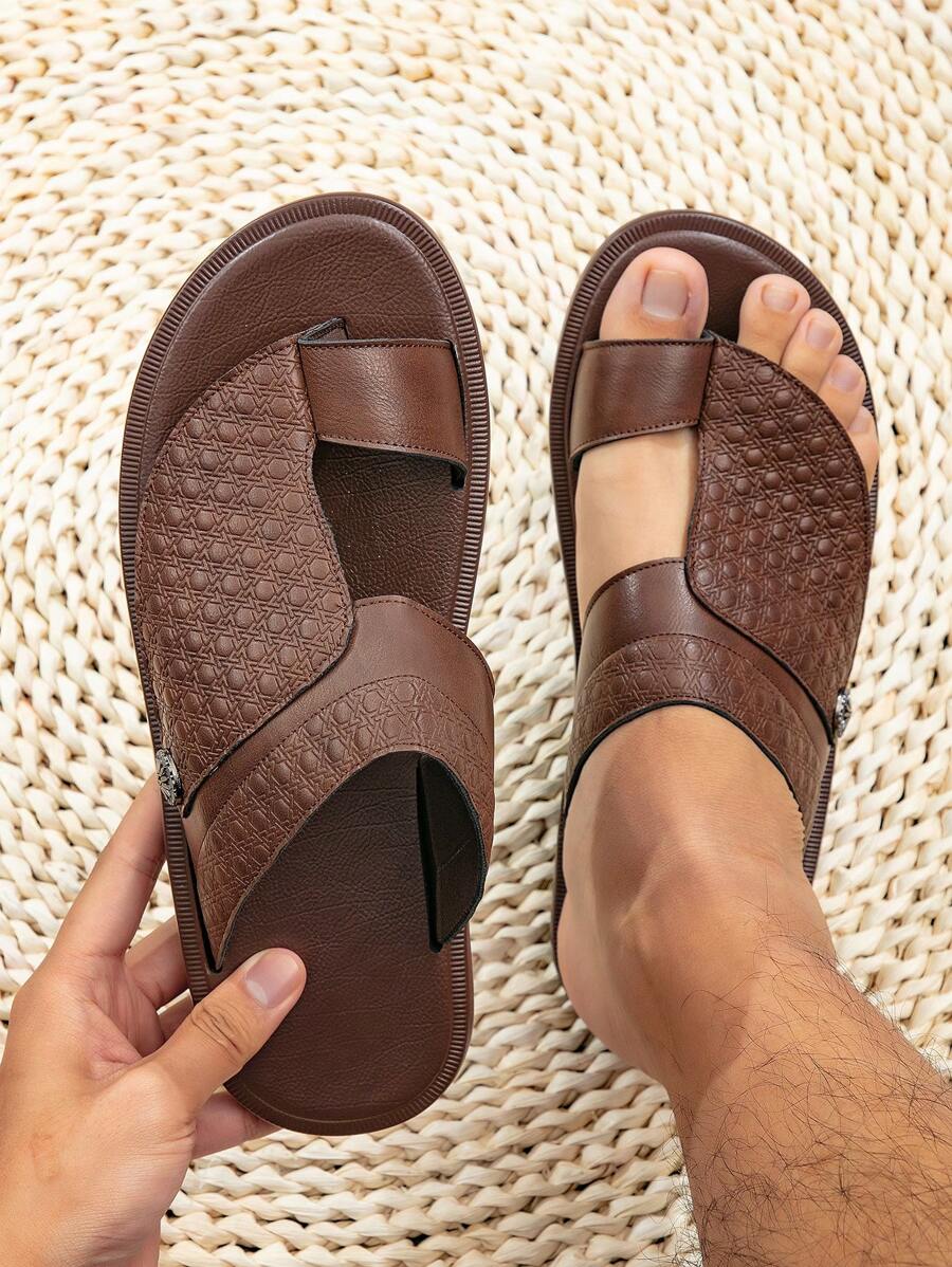Men Arabic Style Comfortable Flip Flops, Thobe Sandals, Beach Slippers For Men