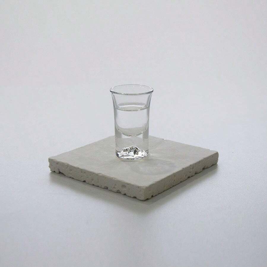 0,5 oz / 15 ml borrelglas ijsbergvorm bodem kristal whiskyglas, loodvrij kristalhelder whiskyglas glaswerk voor het drinken van whisky, bourbon, cognac, Ierse whisky en ouderwetse cocktails wijnglas