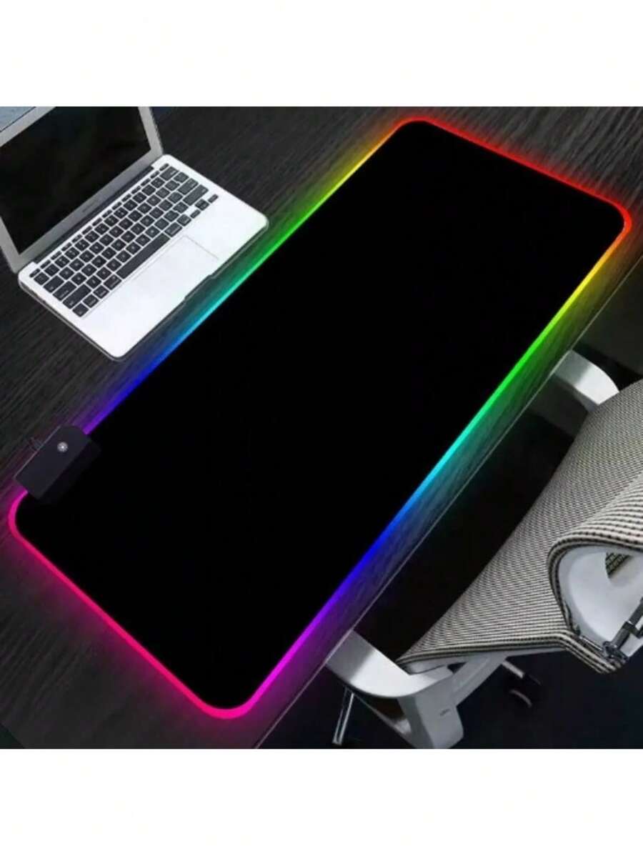 Mouse Pad gamer Exbom MP-LED3080 de emborrachado 300mm x 800mm x 4mm preto