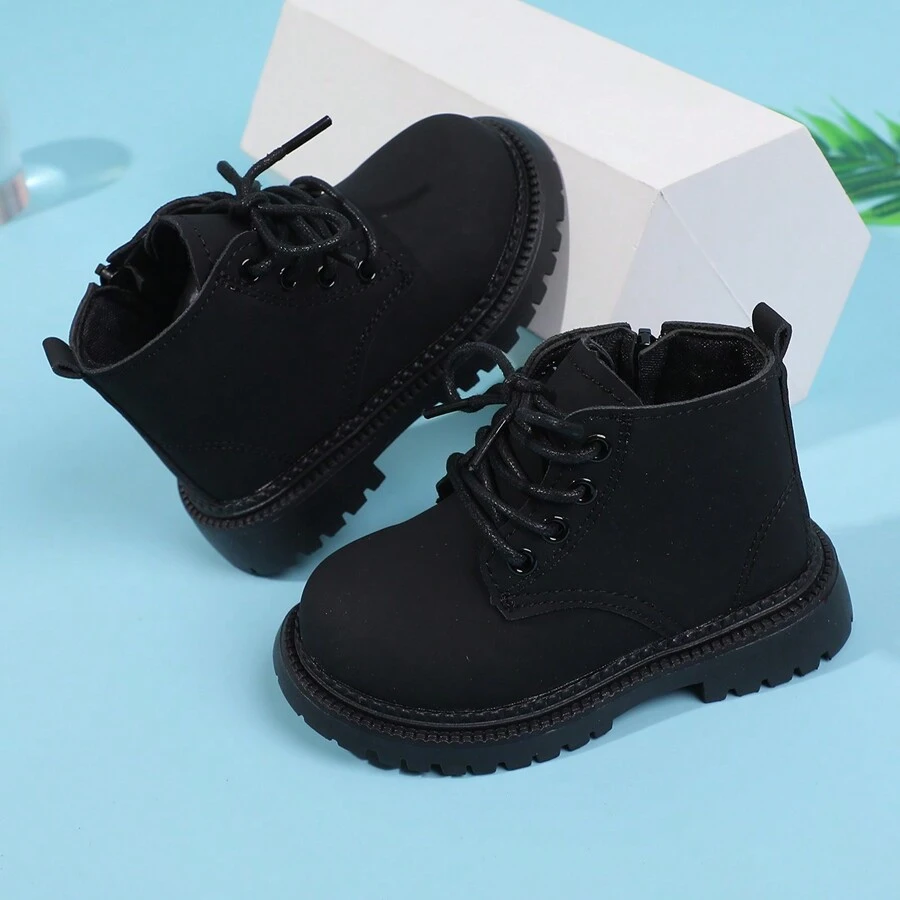 Infant Boots Soft Bottom Children's Casual Boots, Fall And Winter, Boys And Girls Leather Boots, Boots, Baby Toddler Shoes
