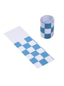 Blue White Grid/500pcs