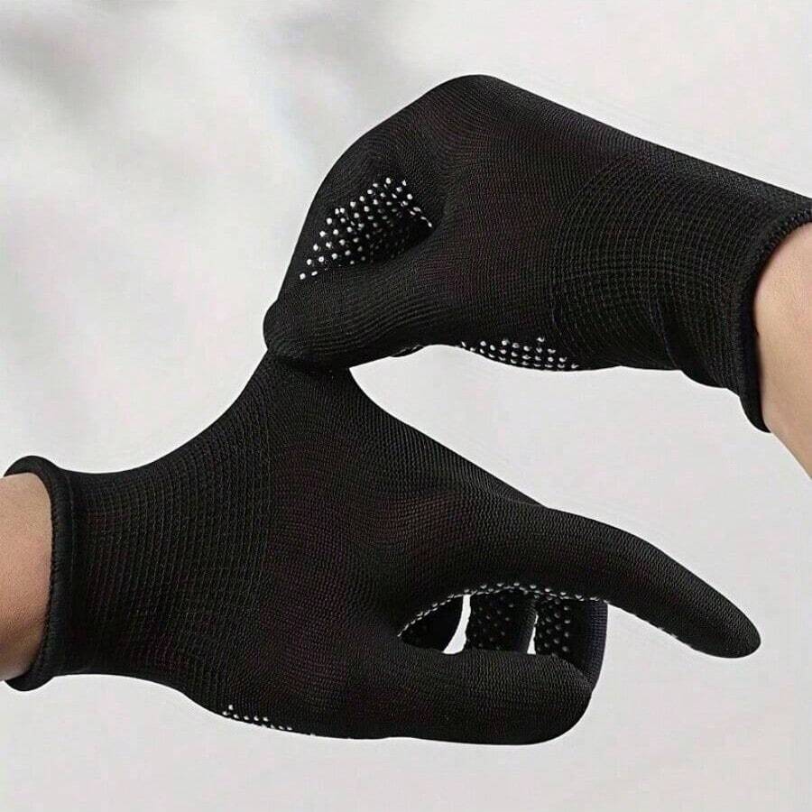 1pc Breathable Anti-Slip Gloves, Suitable For Outdoor Cycling & Fitness - Lightweight & Comfortable,Black Gloves