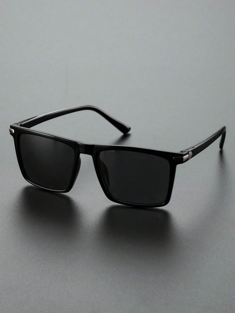 1 Peça Óculos de Sol Quadrados de Plástico com Proteção UV da Moda para Homens, para Uso Externo, Praia, Festa, Montanhismo, Rua, Snapshots, Acessórios para Férias na Praia Tropical, Praia, Férias, Viagens