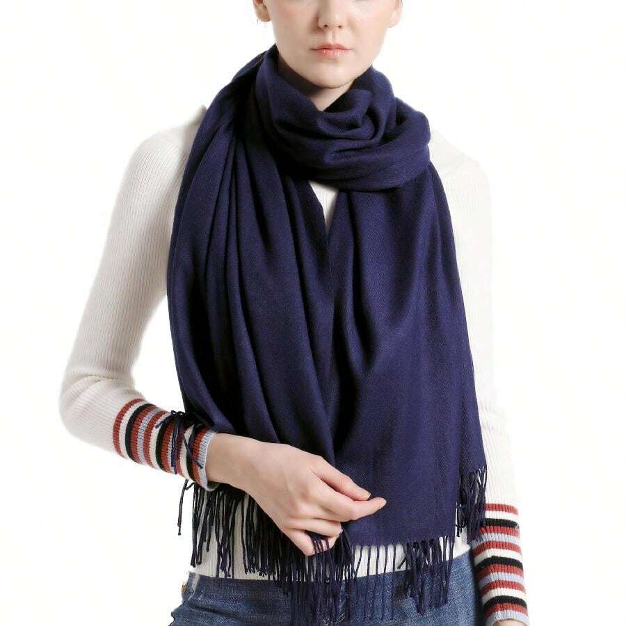 Pashmina Scarf And Shawl - Soft Women Pashminas Wrap For Wedding Evening Party