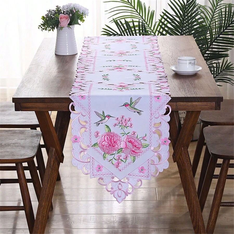 1 bucată, Aleer de masă din poliester, pasăre frumoasă, măiestrie scobită realizată manual, decor de masă potrivit pentru țesături de masă, întruniri de familie, petreceri de aniversare și decorarea camerei