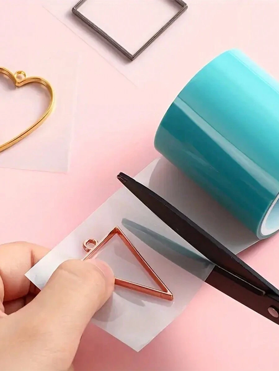 1 Roll Seamless Paper Tapes For Metal Hollow Frame Epoxy UV Resin Pendant Mold Craft Open Bezel Setting Jewelry Making Tool