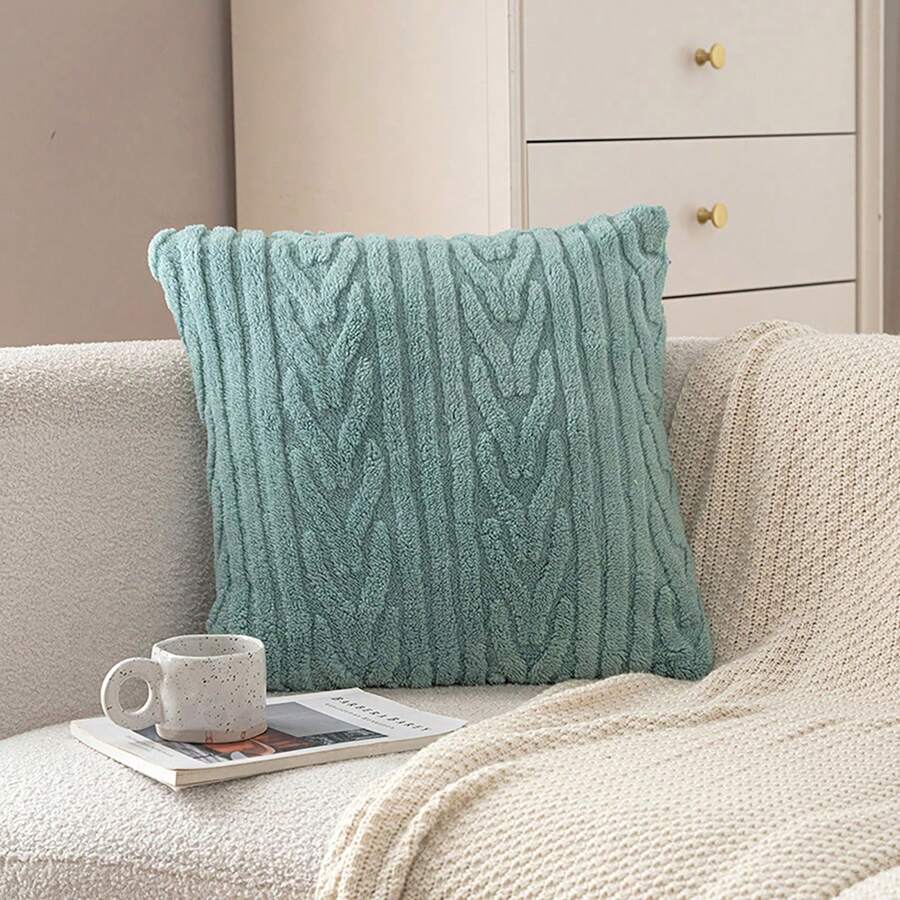1 szt. Pluszowa poszewka na poduszkę bez rdzenia poduszki, wzór geometryczny, styl boho, odpowiednia do salonu, sypialni, dekoracji wnętrz, poszewka na poduszkę na każdą porę roku