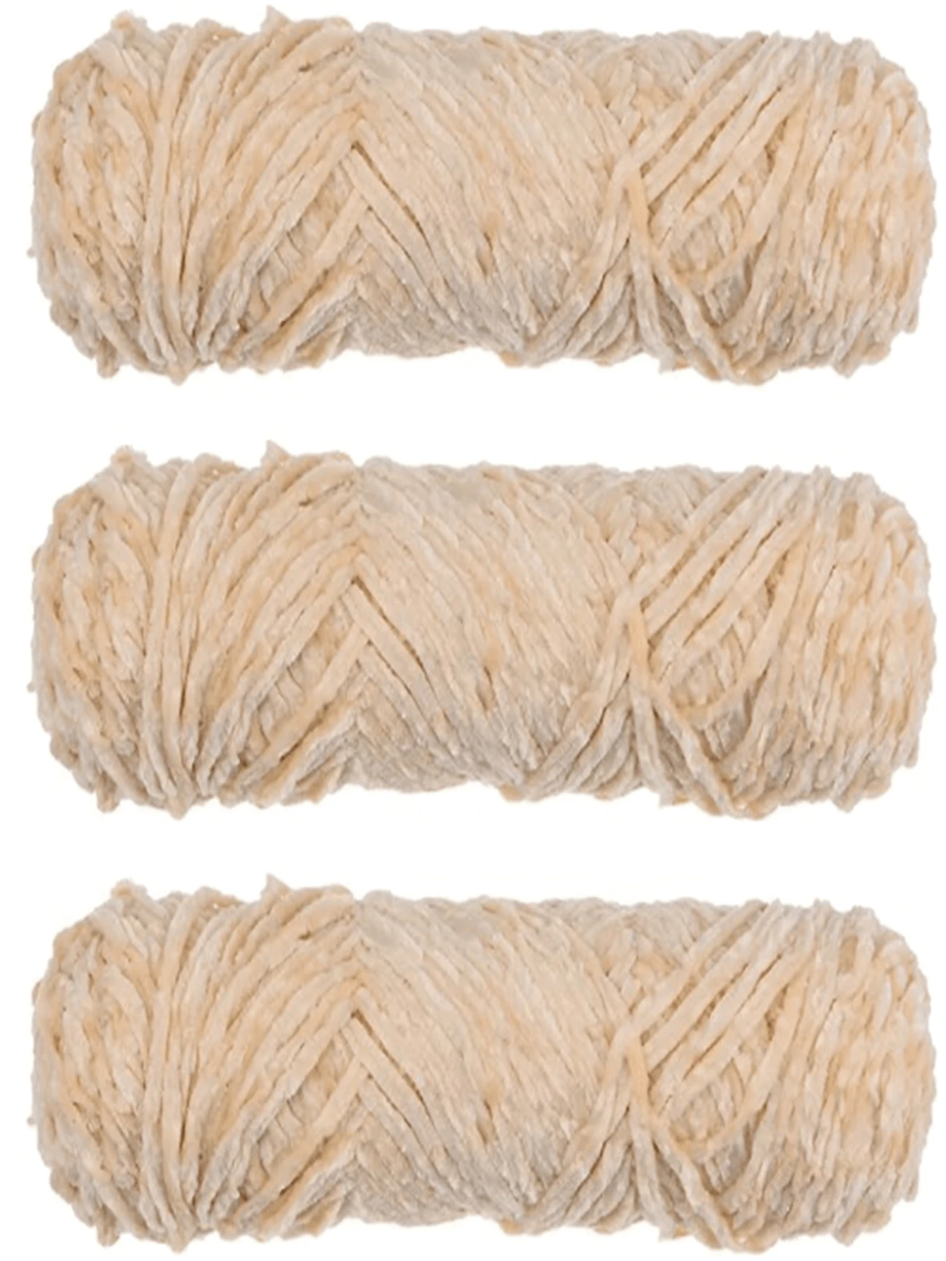 Manta de hilo chenille - paquete de 3 unidades de tacto suave, adecuada para tejer y hacer ganchillos de bricolaje, ideal para proyectos de artesanía y comodidad, cada una de 100g, textura esponjosa