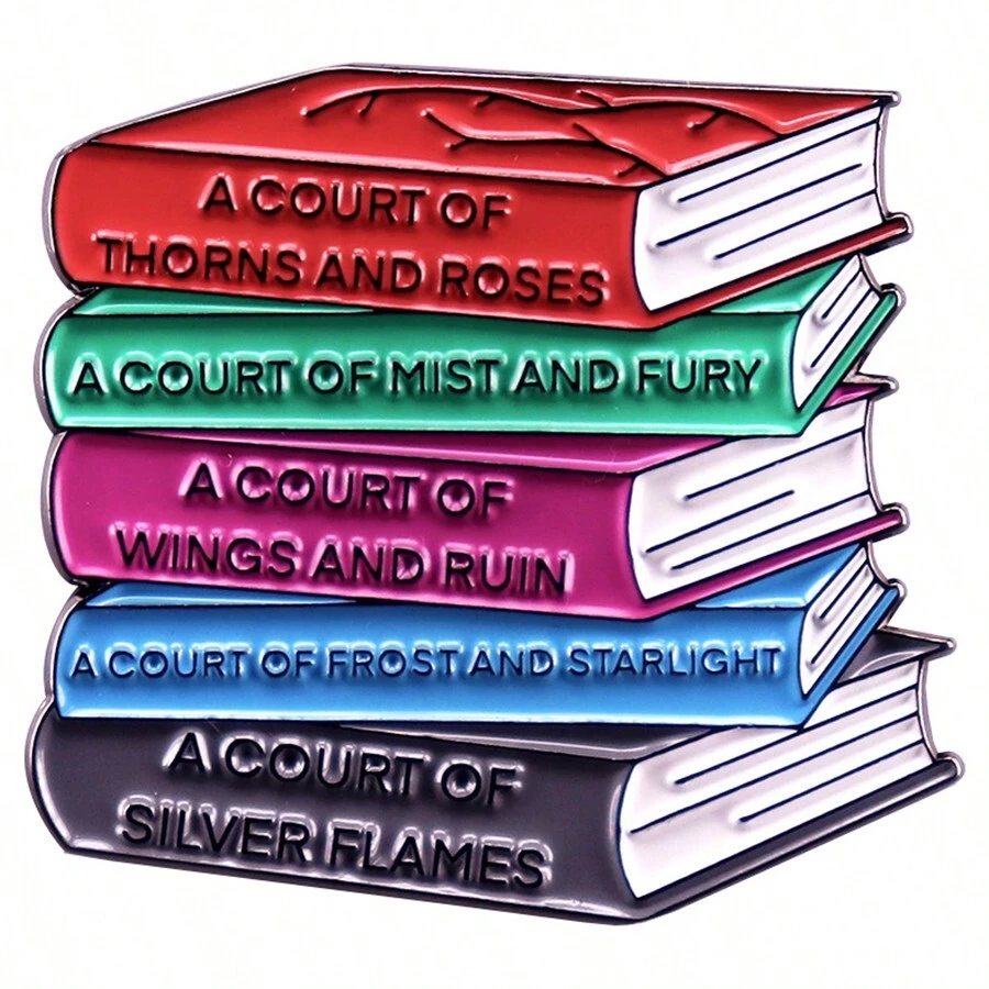1pc Fantasy Novels Brooch Pin Cartoon Badge For Clothes, Bags, Suitable For Men & Women As Daily Wear Jewelry Accessories