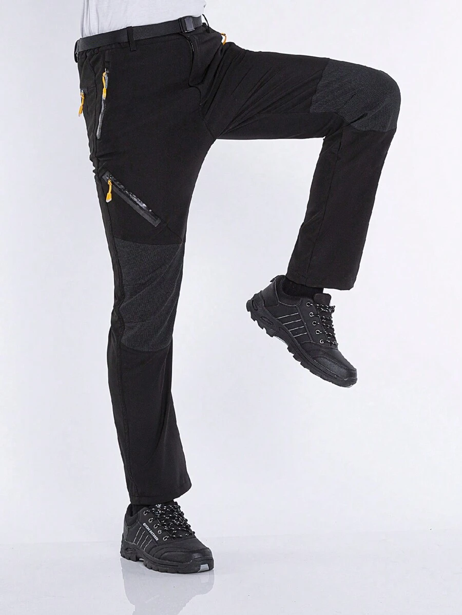 YOMEGO Pantalon tactical sport séchage rapide pour hommes, pantalon de travail long confortable et respirant avec poches zippées, pour la randonnée, le camping, le cyclisme, la salle de sport et les activités extérieures