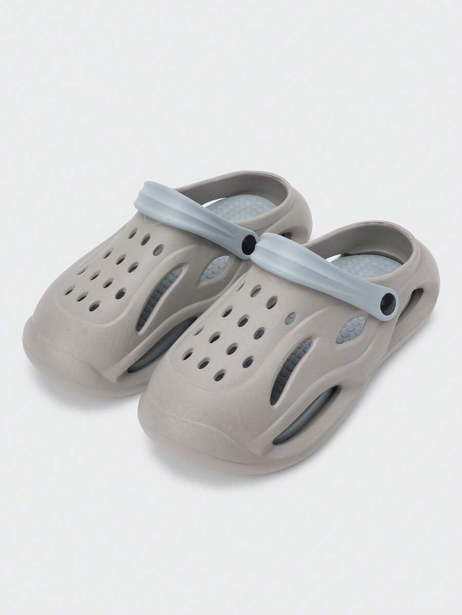 Thick-Soled Hollow Shoes For Men And Women, Summer New Anti-Slip Beach Slippers, Men's And Women's Outdoor Sandals