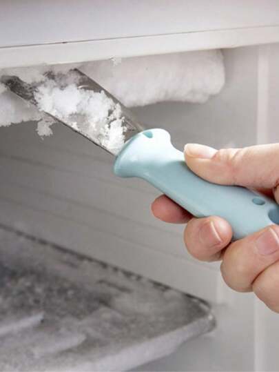 Fridge Freezer De-Icer Ice Scraper,Icebox Ice Scraper, Freezer Stainless Steel Deice Shovel Refrigerator Deicer Home Cleaning Gadget Ice Shovel Defrosting Shovel,Defrosting Scraper Gadgets,Garden Tools