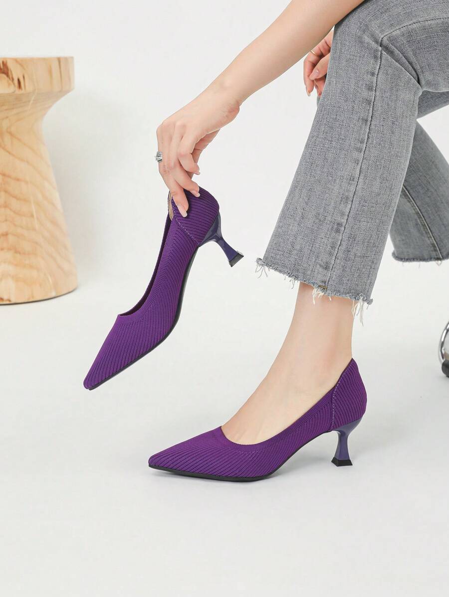 High Heel Women's Shoes Fashionable And Beautiful Colors Banquet Shoes New 2025 Spring And Autumn Style