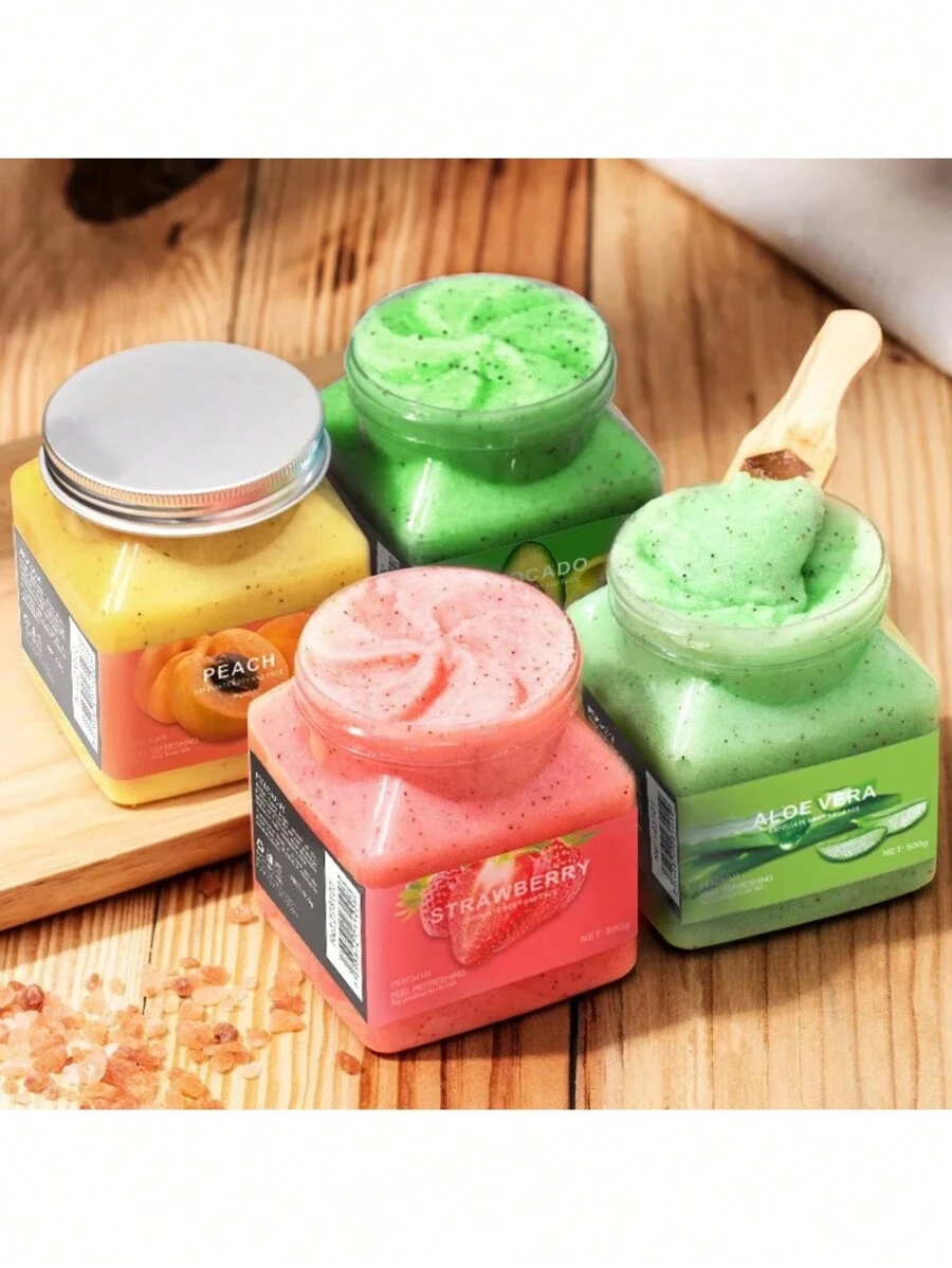 3 Exfoliantes Corporal Hidratante de Frutas Elimina Piel Muerta