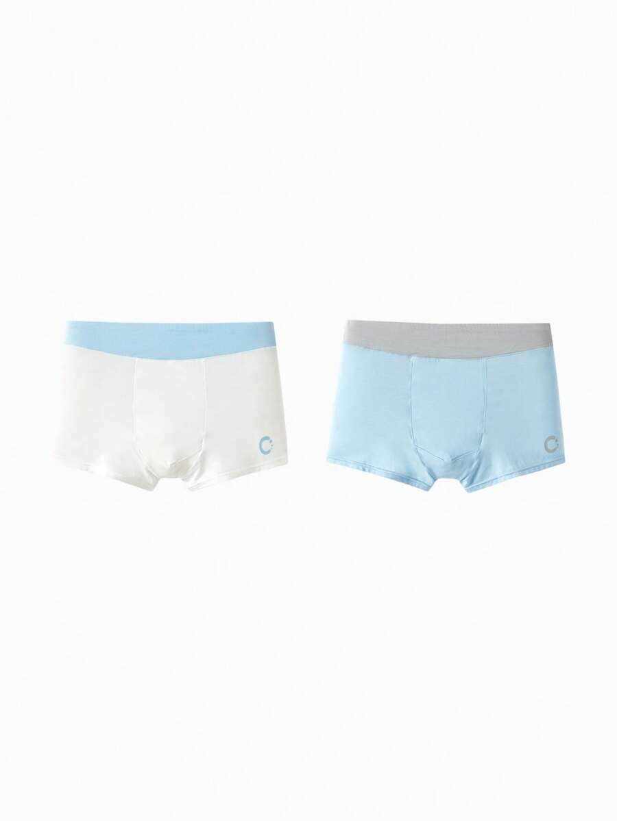 Balabala Boys' Underwear: Modal Boxer Shorts For Children, Soft And Antibacterial, Pack Of 2 For Toddlers And Small Kids
