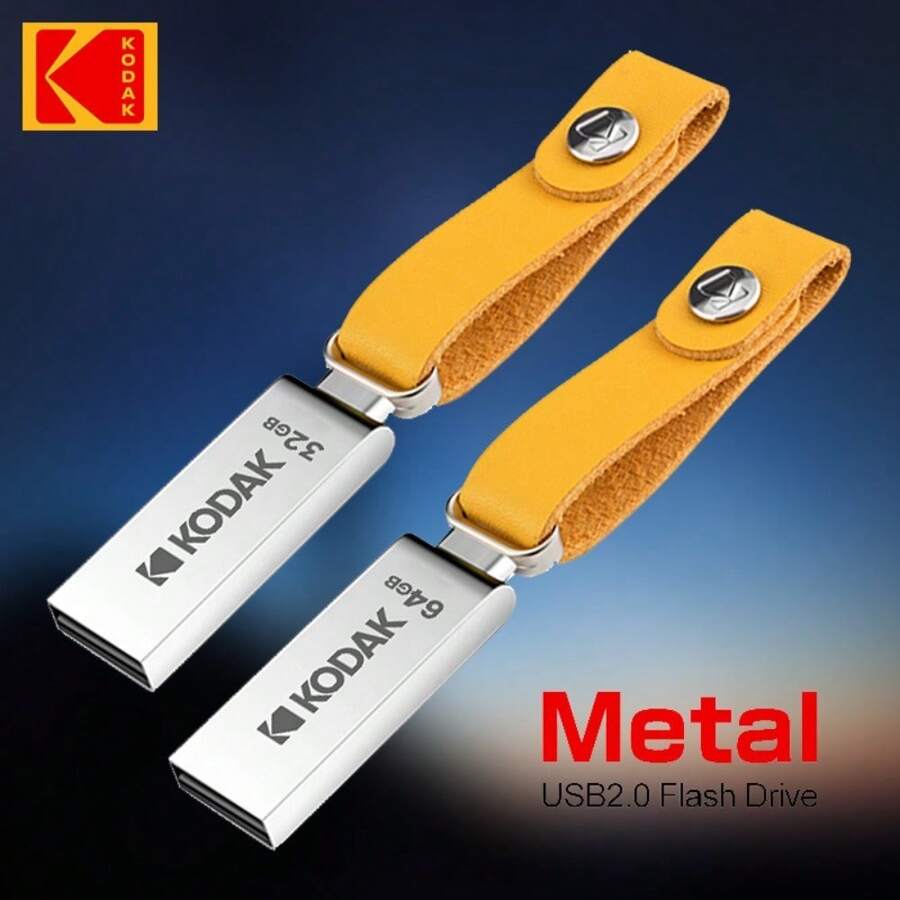 Kodak KODAK K122 Flash Drive Tipo C SuperSpeed - Almacenamiento de 32GB/64GB/128GB - Transferencia de datos de alta velocidad, ultra portátil