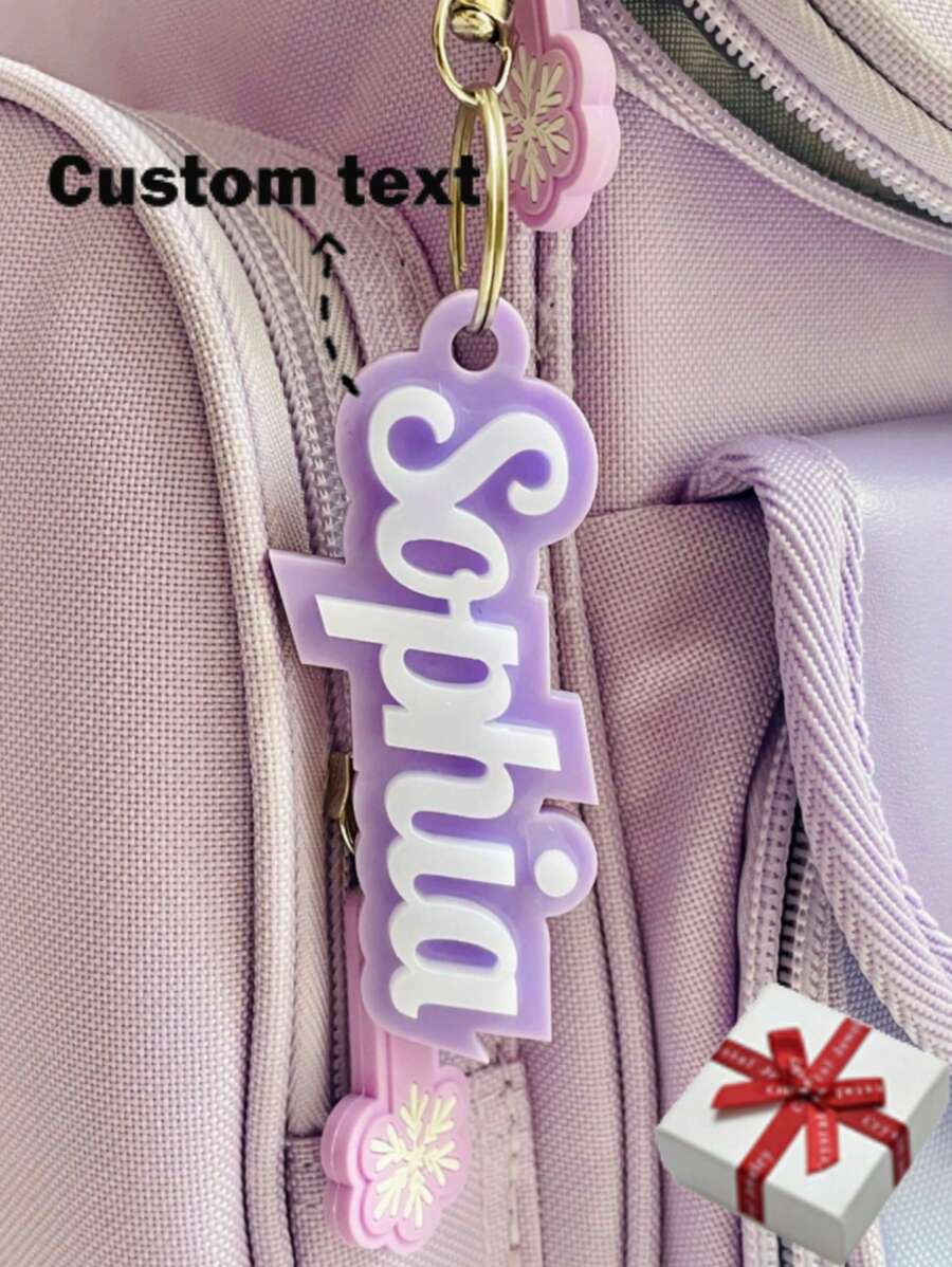 Chaveiro de acrílico personalizado com nome, chaveiro com etiqueta de alfabeto personalizado para mochila, paleta de cores de macaron fresco, presente ideal para família e amigos Girassóis elegantes, moda outono, colorido, contratado, casual, moda anos 2000, Y2k, fofinhos personalizados, personalizados, únicos Presentes ideais para sua namorada, mãe, família, amigos, filha, filho, avós, animais de estimação para aniversários, para aniversários, para uso diário, para baile de formatura, para dia das mães, para dia dos namorados, para formatura, para casamentos