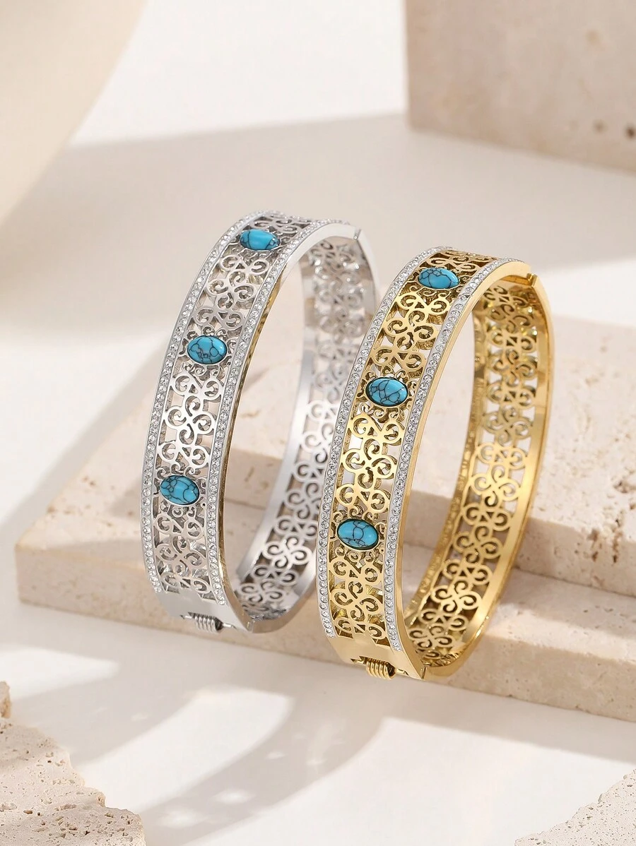 Women's Spring Fashionable Boho Bangles, Casual Versatile Party Holiday Accessories, Cuff Jewelry For Women For Gift