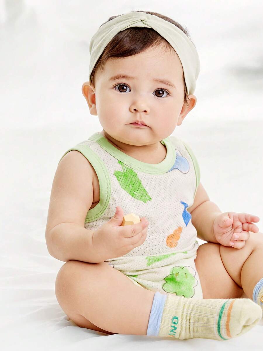 mini bala Summer Newborn Lightweight Breathable One-Piece Clothes Baby Skin Friendly Rompers Crawling Clothes