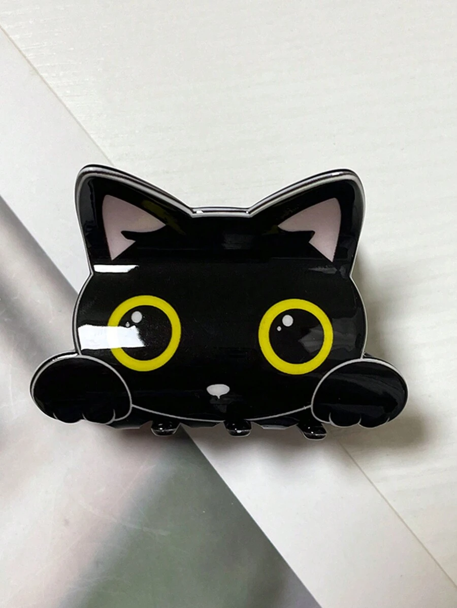 1pc Women's Multicolor Cat Claw Hair Clip, Suitable For Daily Use Cute,Cat Ears Hair Clips Hair Jaw Clip Hair Clamps Hair Clutch Hair Catcher Clip, Claw Clip