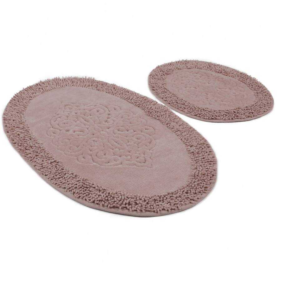 Well Home Ensemble de tapis de bain (2 pièces) marron clair. Livraison gratuite et rapide