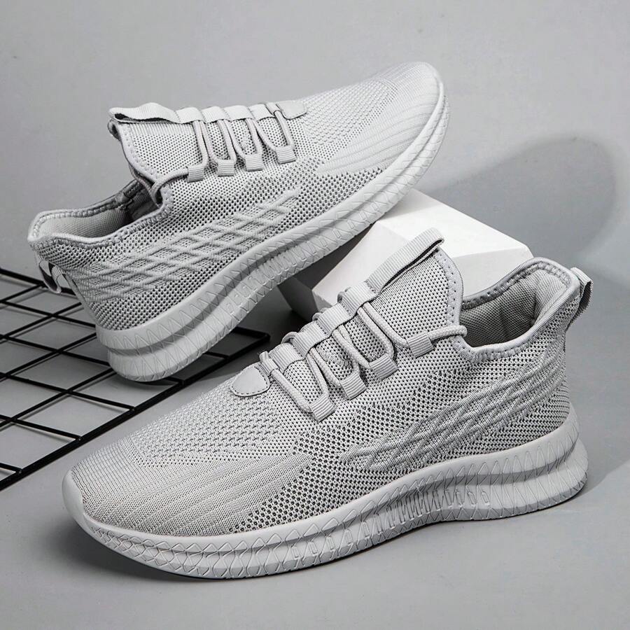 Women's Fashionable Sneaker Ultra Light Running Shoes Outdoor Casual Shoes Mesh Breathable Sports Shoes Waterproof And Sweat Resistant Sports Shoes Walking Shoes Light_Gray