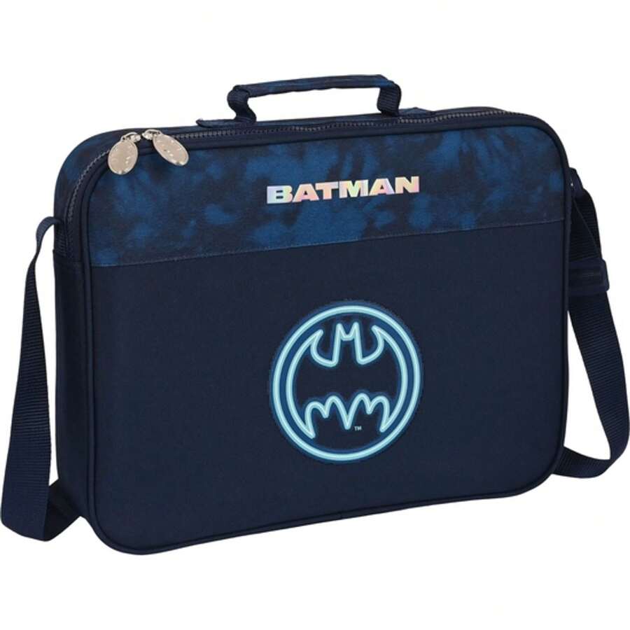 DC Comics Batman "Legendary" Extra-School Portemonnee - Officieel gelicentieerde Extra-School Portemonnee - Modern design - Ideaal voor boeken en schoolbenodigdheden - Duurzaam materiaal - Verstelbare riem