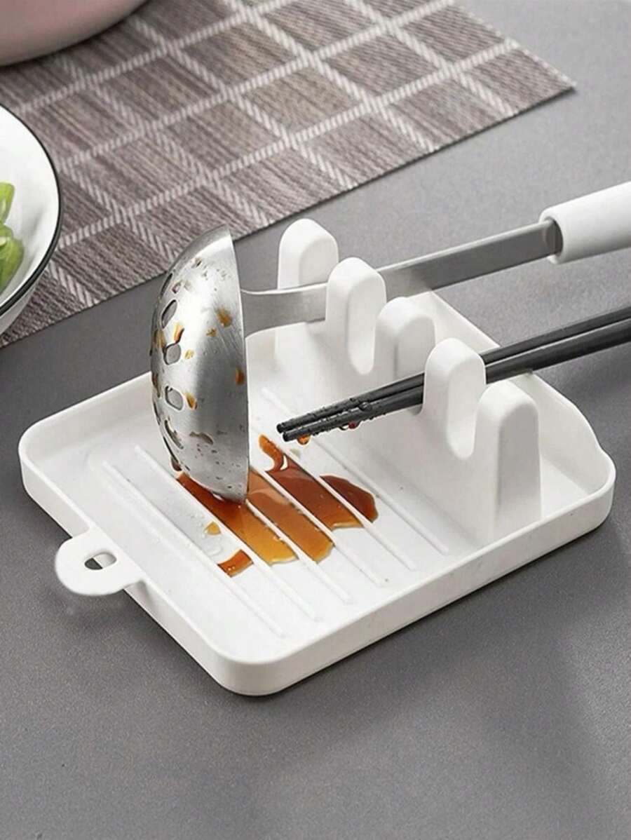 1 pièce Couvercle de pot résistant aux déversements en plastique, élévateur de couvercle multifonction blanc moderne résistant aux déversements pour la cuisine