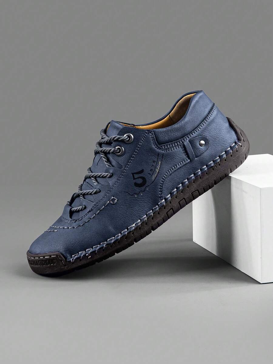 Men's Handmade Casual Shoes, Flat Bottomed Outdoor Walking And Sports Shoes