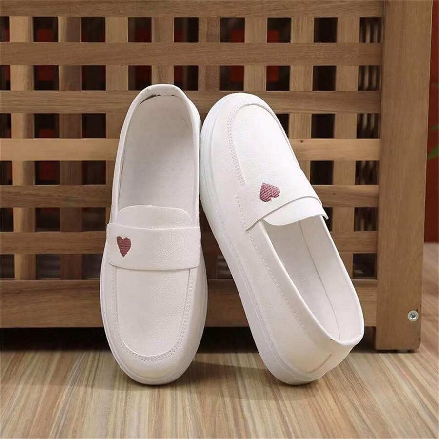 Women's Solid Color Sporty Casual Sneakers, Nurse Shoes Medical Boots, Soft And Comfortable Sole For Long Hours Standing