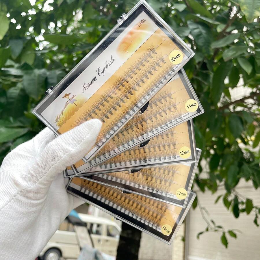 Diy Wimpern Extensions 60 Stücke Manga Wimpern Volumen Einzelne Wimpern Erweiterungen Wimpern Clusters Diy Zuhause