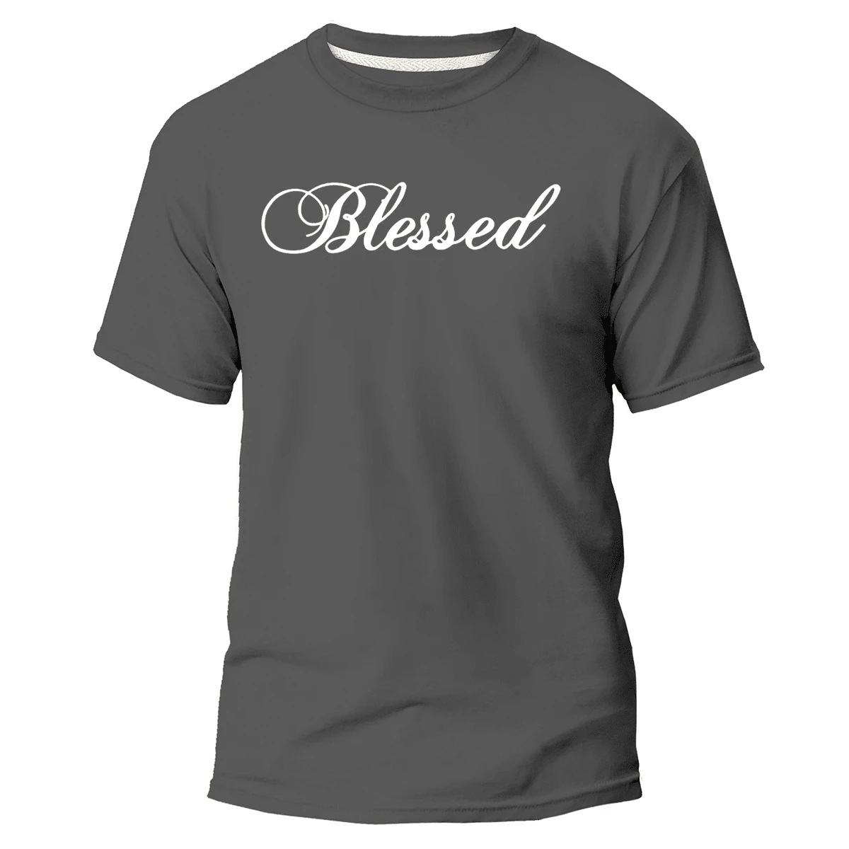 Camiseta Masculina Estampa Abençoada T-Shirt Unissex Várias Cores Camisa