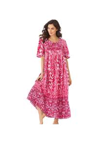 PINK BURST IKAT