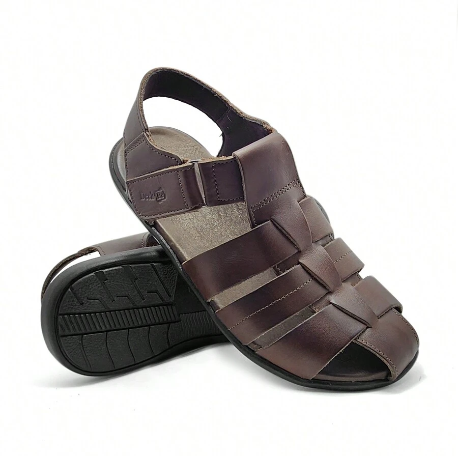 Sandália Chinelo Deck BeMasculino CAFÉ
