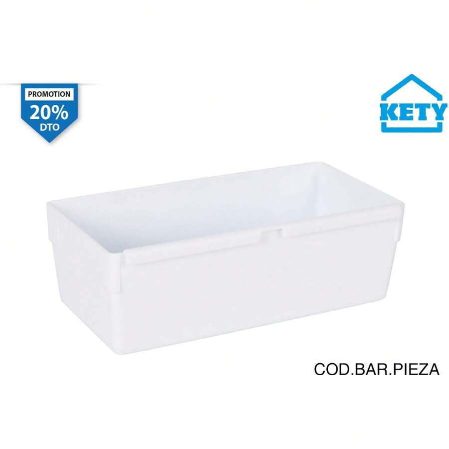 Inde Boîte d'organisation modulaire 15X8X5,3Cm, conception empilable et pratique | Boîte de rangement compacte et fonctionnelle facile à transporter, idéale pour organiser les vêtements, les jouets, les documents et plus encore