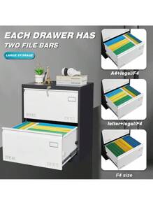 Black + Metal + 1-2 Drawers