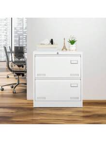 White + Metal + 1-2 Drawers