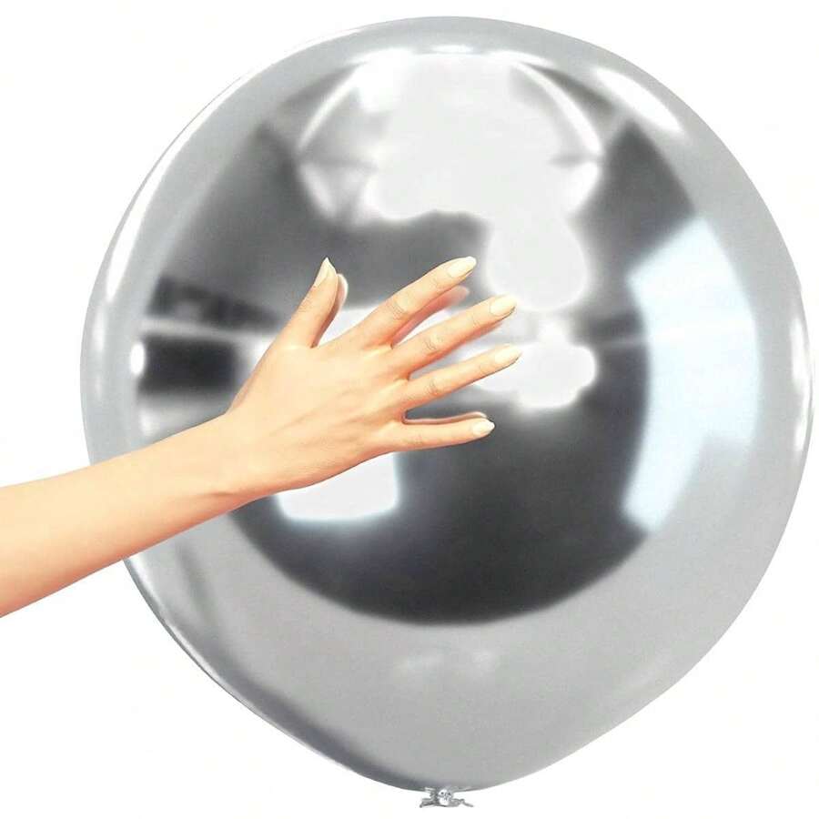 5 piezas de globos metálicos de 18 pulgadas, globos de látex brillantes para decoración de fiestas de cumpleaños, boda, Halloween, Acción de Gracias, Año Nuevo