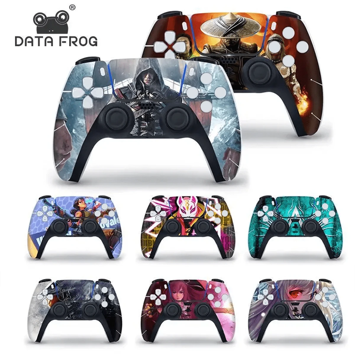 DATA FROG DATA FROG Camouflage Style Protective Cover Sticker For Playstation5 Gamepad Skin For Playstation5 Controller Decal Joystick Accessories