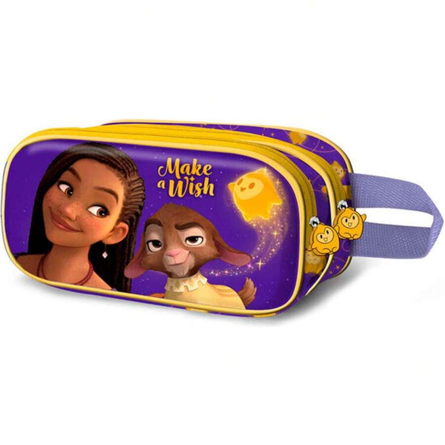 Disney | DOPPIO DISNEY 3D WISH TOOL PORTATILE - Astuccio con licenza ufficiale - Astuccio resistente e durevole - Astuccio grande e pratico - Astuccio dal design esclusivo e originale