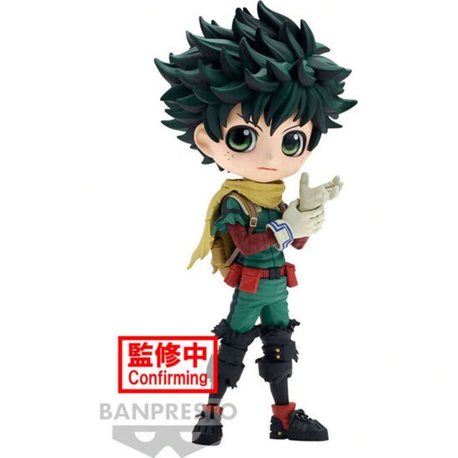 My Hero Academia | Izuku Midoriya My Hero Academia Q Posket-figuur 14 cm - Hoogwaardig verzamelfiguur en nauwkeurige details - Ideaal verzamelfiguur voor fans en verzamelaars - Resistent en duurzaam verzamelfiguur - Limited Edition verzamelfiguur