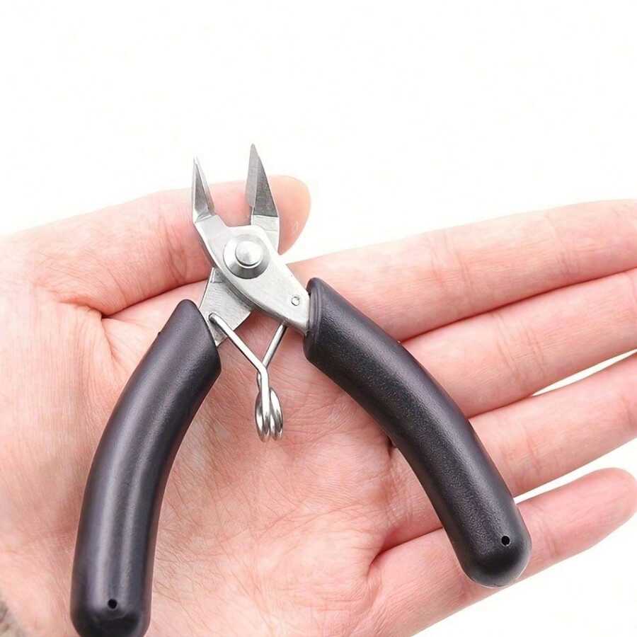 Alicates De Palma De Acero Inoxidable Weluvfit - Tijeras De Punta Fina Y Diagonales Sin Dientes Para Joyería Y Artesanías DIY