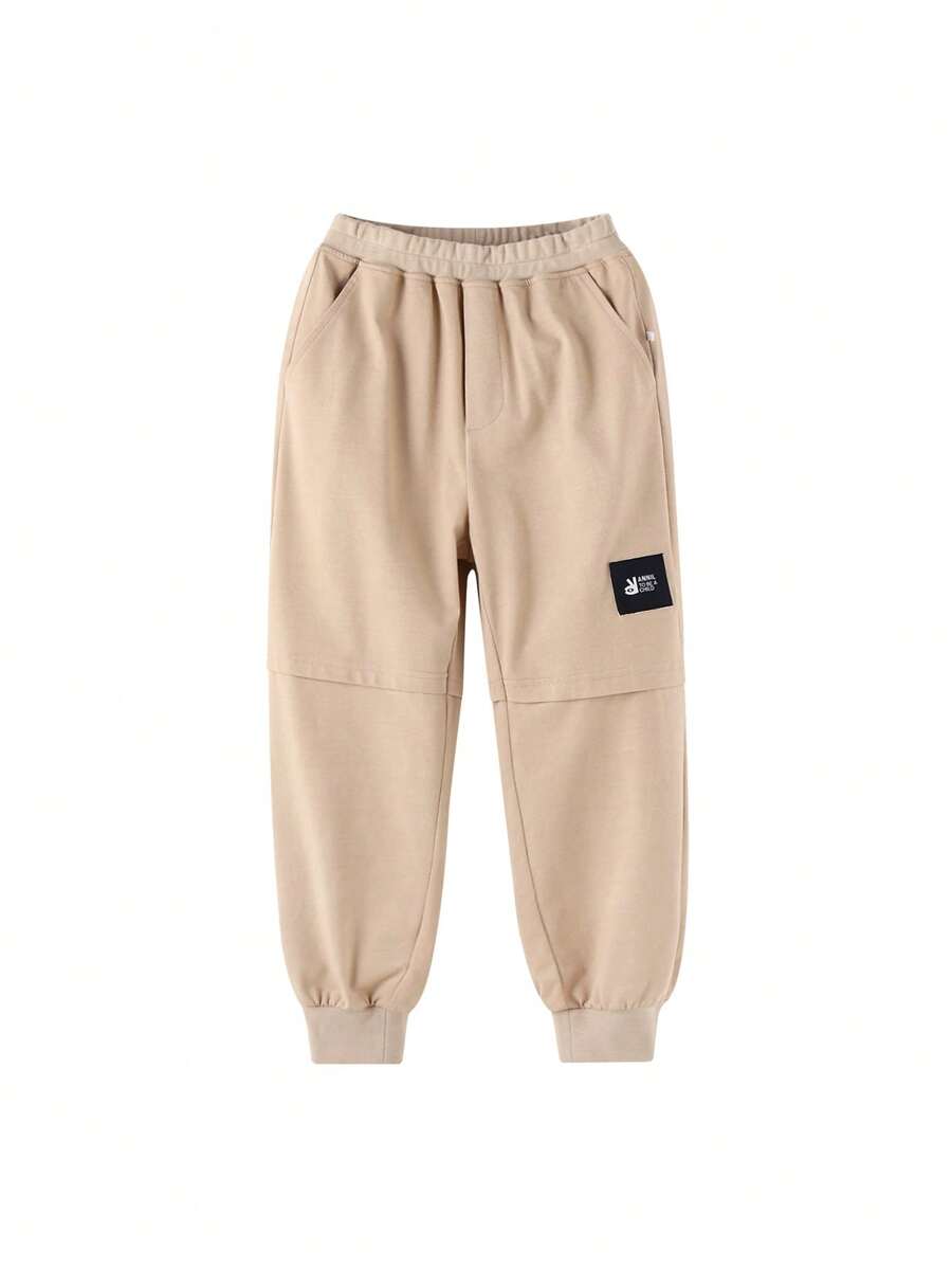 Annil Children's Clothing, Boys' Knitted Single Pants, Spring And Autumn Casual Long Pants