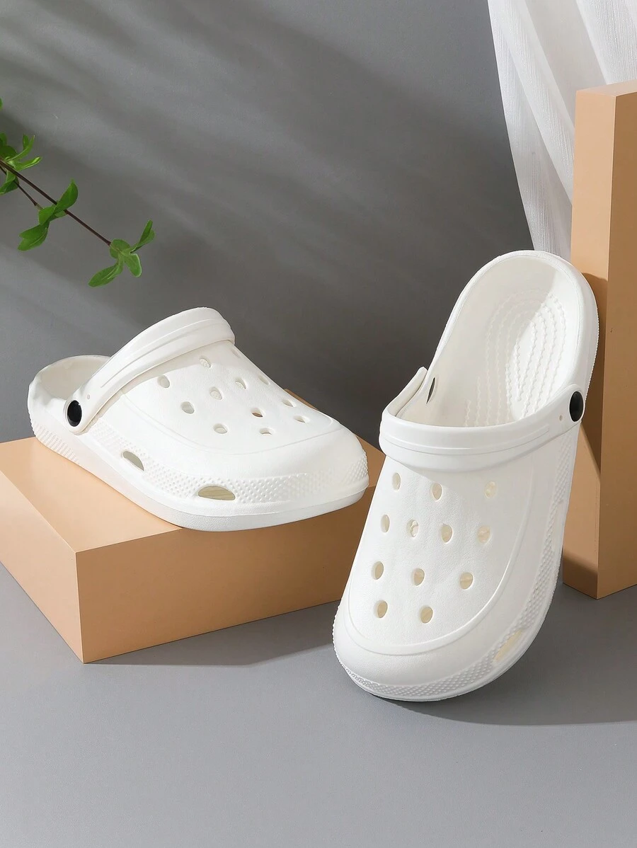 Zomer holle pantoffels voor dames en heren, koppels binnen- en buitenpantoffels voor thuisgebruik, antislip- en geurbestendige pantoffels voor herenstrand, holle ademende huispantoffels voor dames, EVA-pantoffels voor koppels voor dames en heren, zomerslippers voor dames, heren en heren Outdoorsandalen voor dames