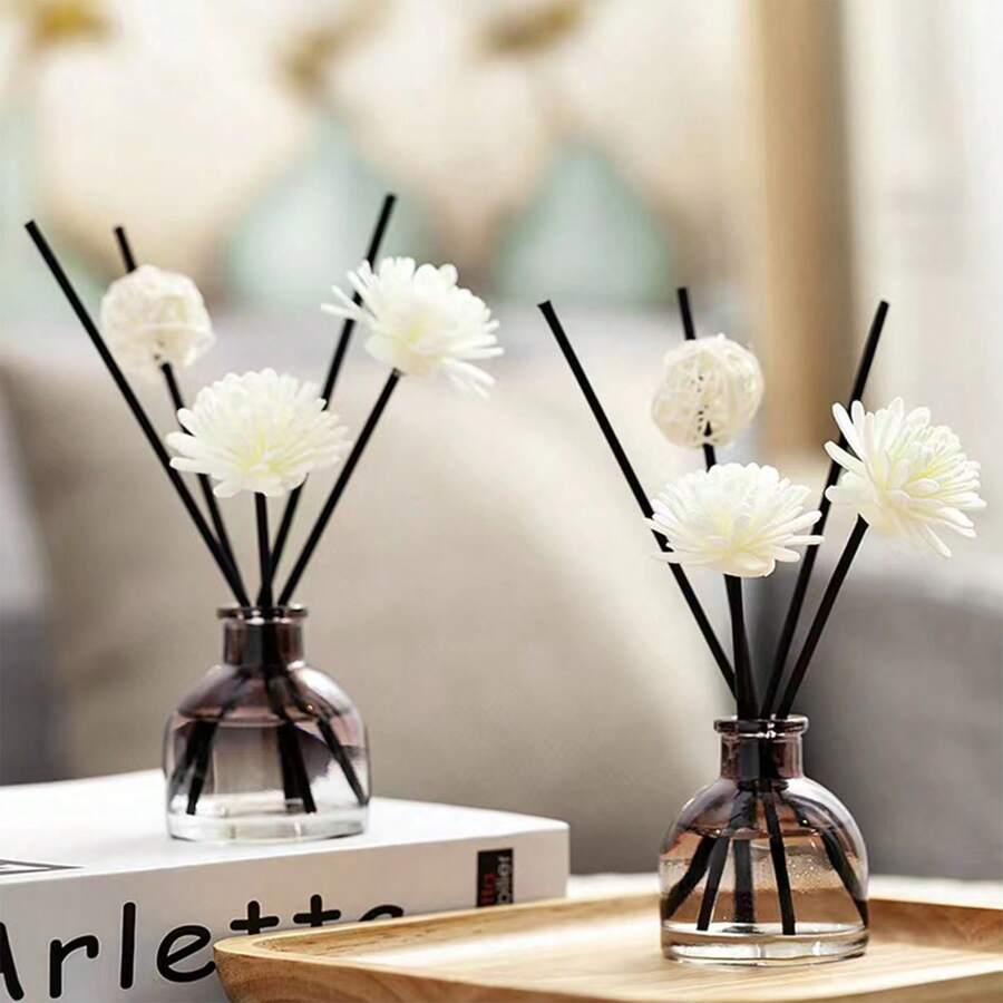 Fire Free Essential Oil Household Indoor Toilet Deodorizer Incense Bottle Dry Flower Air Freshener Bedroom Lasting Fragrance Halloween, Spooky, Autumn, Festival, Holiday, Winter, Holiday, Festival, Aromatherapy, House Freshener, Diffuser, Gift, Home Decor Gifts Birthday Graduation