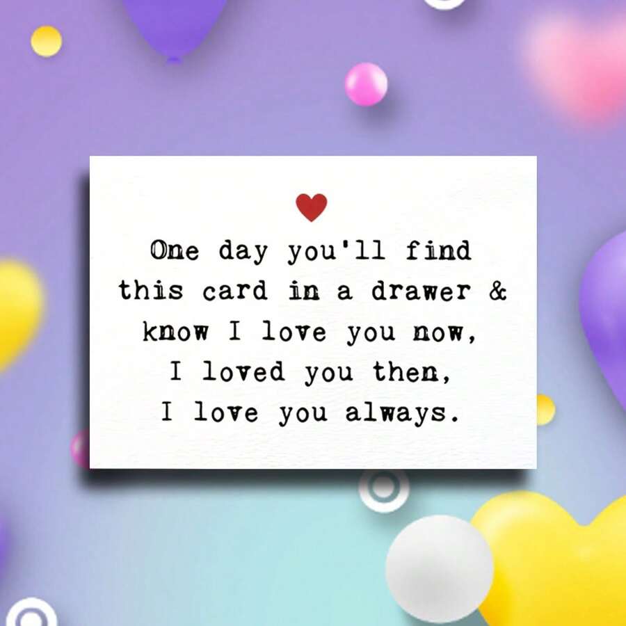1 pieza Tarjeta de felicitación "Te Amo" - Adecuada para novia, novio, Día de San Valentín o aniversario - Diseño exquisito, que incluye sobre, pequeños obsequios, tarjeta de agradecimiento, regalo de cumpleaños, artículos inusuales, tarjeta de regalo, tarjeta de cumpleaños personalizada, felicitaciones de cumpleaños creativas, para enviar a amigos, tarjeta conmemorativa de aniversario de amistad, tarjeta de motivación positiva, tarjeta de deseos y bendición de recuperación, invitaciones de boda y compromiso de parejas, juego de tarjetas de felicitación navideñas de alta calidad con sobre para varios propósitos